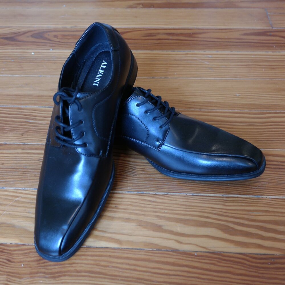Alfani Men's Proud Bike Toe Lace up Dress Oxfords Size 8